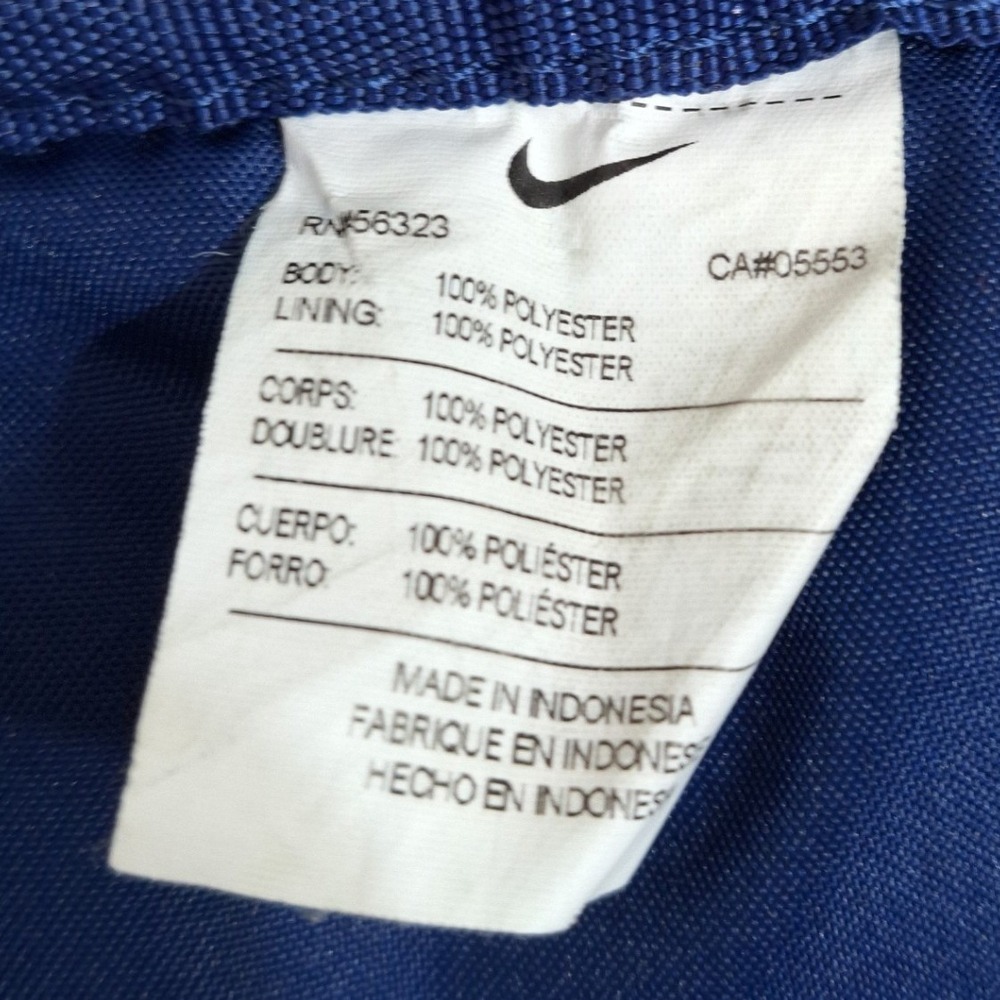 Nike Retro Backpack Blue Green Large Logo Swoosh Orange Straps School Bag Pack - Picture 6 of 9